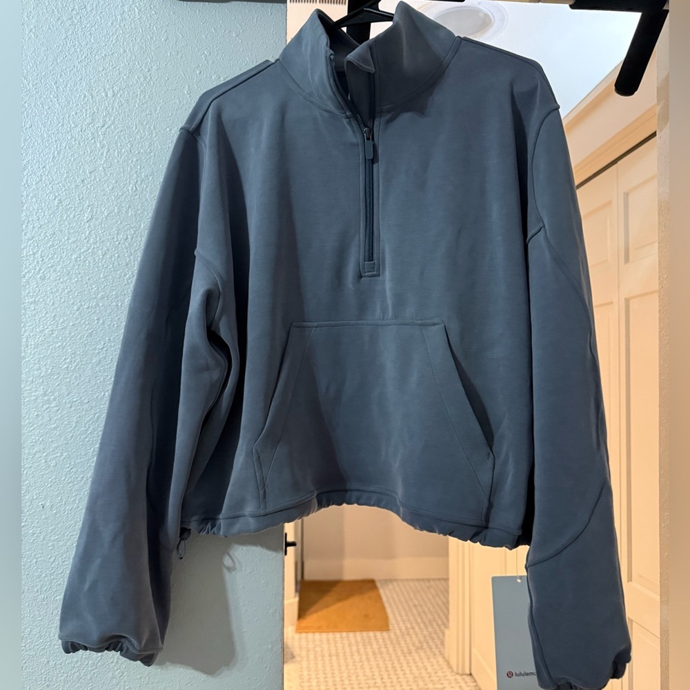 Lululemon brushed softstreme half zip